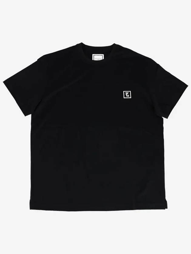 Men's Back Logo Cotton Short Sleeve T-Shirt Black - WOOYOUNGMI - BALAAN 2