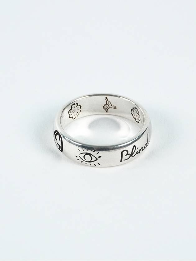 Blind For Love Ring Silver YBC455247001 - GUCCI - BALAAN 2