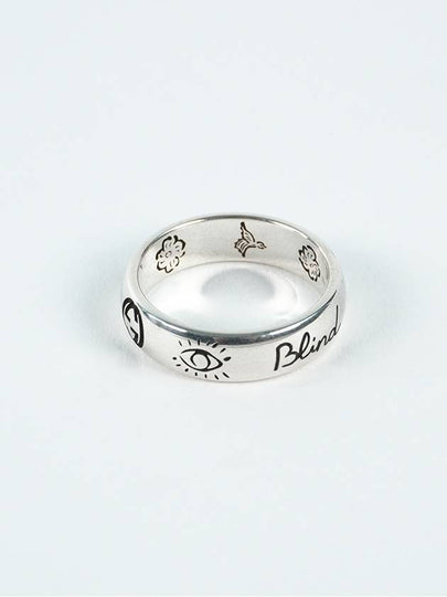 Blind For Love Ring Silver YBC455247001 - GUCCI - BALAAN 2