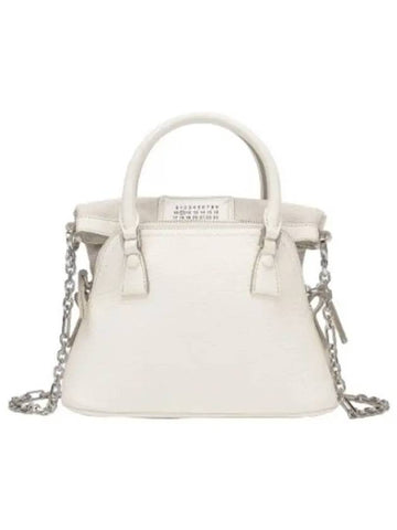 micro tote bag white handbag - MAISON MARGIELA - BALAAN 1