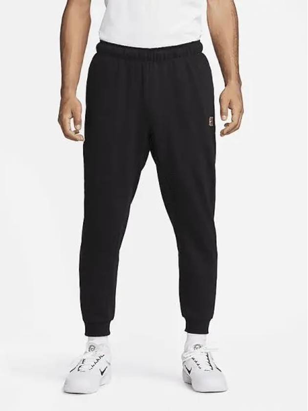 Court Heritage Men s French Terry Tennis Pants Black DQ4588 010 700631 - NIKE - BALAAN 1