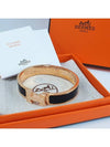 Clic H Bracelet Rose Gold Noir - HERMES - BALAAN 4