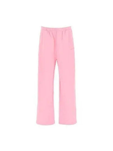 pants women cotton sweatpants pink - BALENCIAGA - BALAAN 1