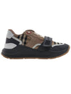 Ramsley Vintage Check Low Top Sneakers Grey Beige - BURBERRY - BALAAN 3