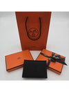 Calvi Duo Card Wallet Noir - HERMES - BALAAN 8