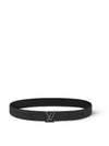 LV Heritage 35MM Reversible Leather Belt Dark Grey - LOUIS VUITTON - BALAAN 1