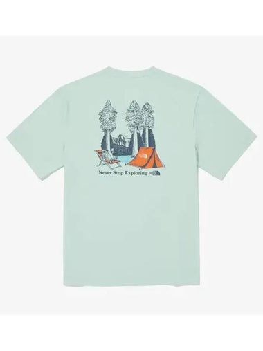 The North Face NT7UQ25D Men s Ocean Vibe Graphic Short Sleeve Round Tee - THE NORTH FACE - BALAAN 1