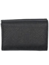 Logo Plaque Foldover Half Wallet Black - VIVIENNE WESTWOOD - BALAAN 3