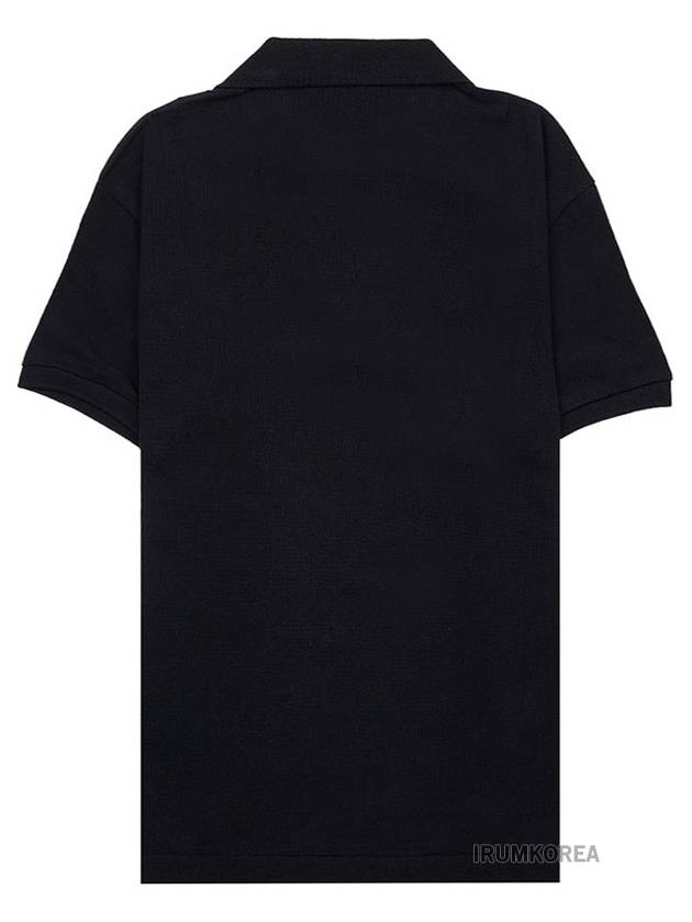 Men s Black Heart Waffen Polo Shirt AZ P1T066 051 - COMME DES GARCONS - BALAAN 2