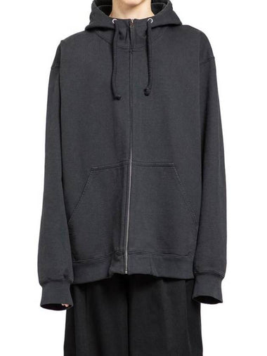 Embroidered Logo Hoodie Grey - MAISON MARGIELA - BALAAN 1