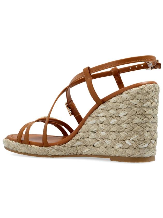 Stuart Weitzman Wedge Sandals ‘Georgie’, Women's, Brown - STUART WEITZMAN - BALAAN 5