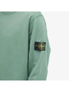 Compass Patch Cotton Sweatshirt Sage Green - STONE ISLAND - BALAAN 5