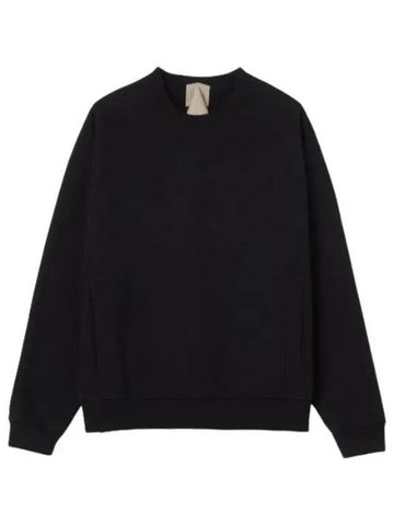 Garment dyed cotton jersey pocket sweatshirt black T shirt - TEN C - BALAAN 1