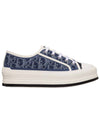 Walk'n'Dior Platform Cotton Low Top Sneaker Blue - DIOR - BALAAN 3