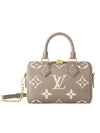 Speedy Bandouliere 20 Monogram Empreinte Leather Tote Bag Grey - LOUIS VUITTON - BALAAN 1