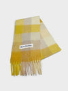 Check Muffler Shawl Yellow CA0084 - ACNE STUDIOS - BALAAN 3