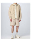 Men's Ghost Piece  O Ventile Cotton Jacket Beige - STONE ISLAND - BALAAN 2