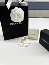 Women's CC Logo Pearl Crystal Stud Earrings Gold - CHANEL - BALAAN 8