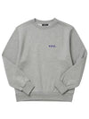 Evy Small Logo Crew Neck Sweatshirt Heather Light Grey - A.P.C. - BALAAN 3