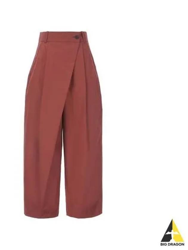 Women s JUDD Pintuck Loose Fit Pants Brown SNW 801 - STUDIO NICHOLSON - BALAAN 1