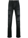 Destroyed Slim Fit Jeans MDT1129 PDE004N - PHILIPP PLEIN - BALAAN 2