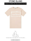 Stencil One Logo Short Sleeve T-Shirt Pink - STONE ISLAND - BALAAN 3