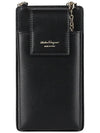 Salvatore Vara Bow Calfskin Phone Case Black - SALVATORE FERRAGAMO - BALAAN 6