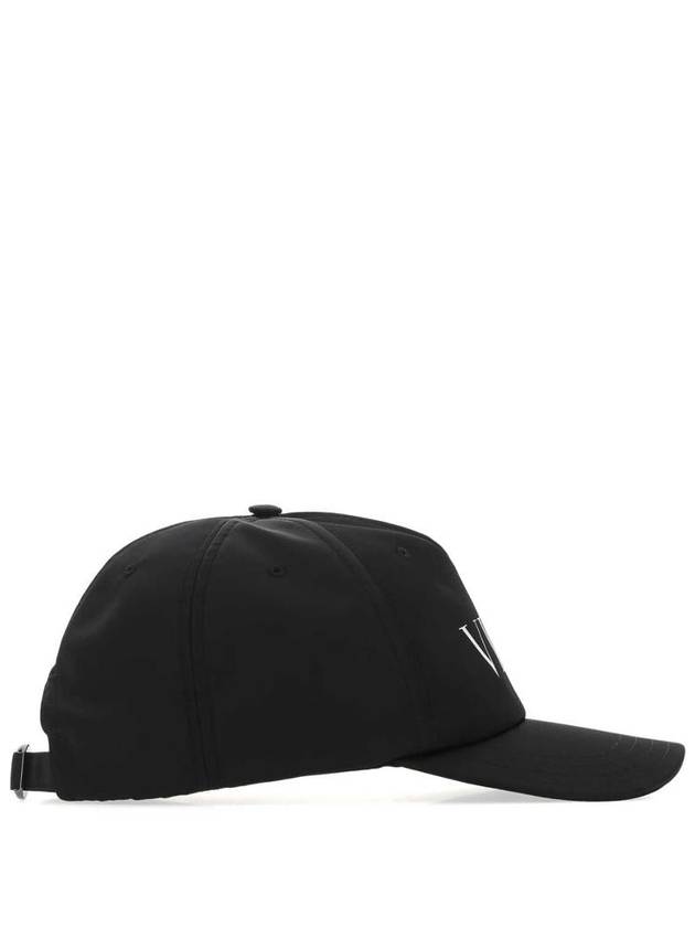 VLTN Logo Ball Cap Black - VALENTINO - BALAAN 3