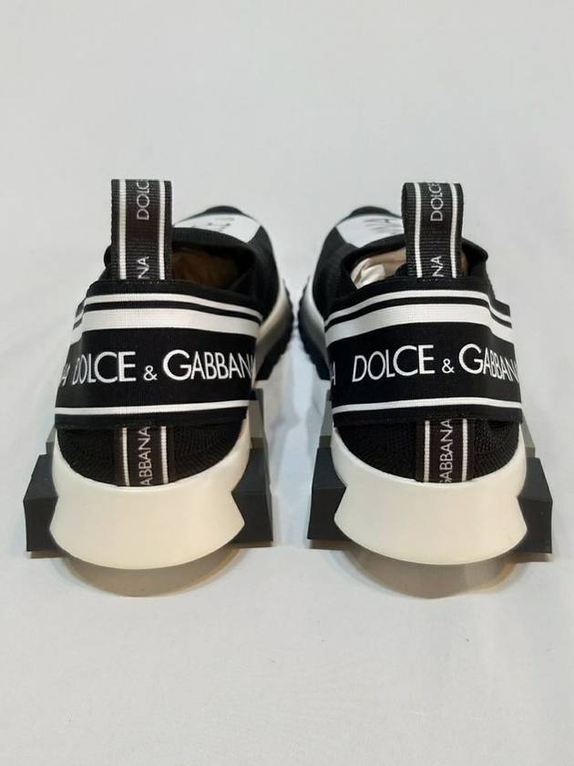 Logo Low Top Sneakers Black - DOLCE&GABBANA - BALAAN 6