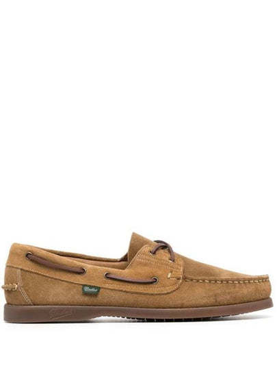 Bath Suede Boat Shoes Brown - PARABOOT - BALAAN 2