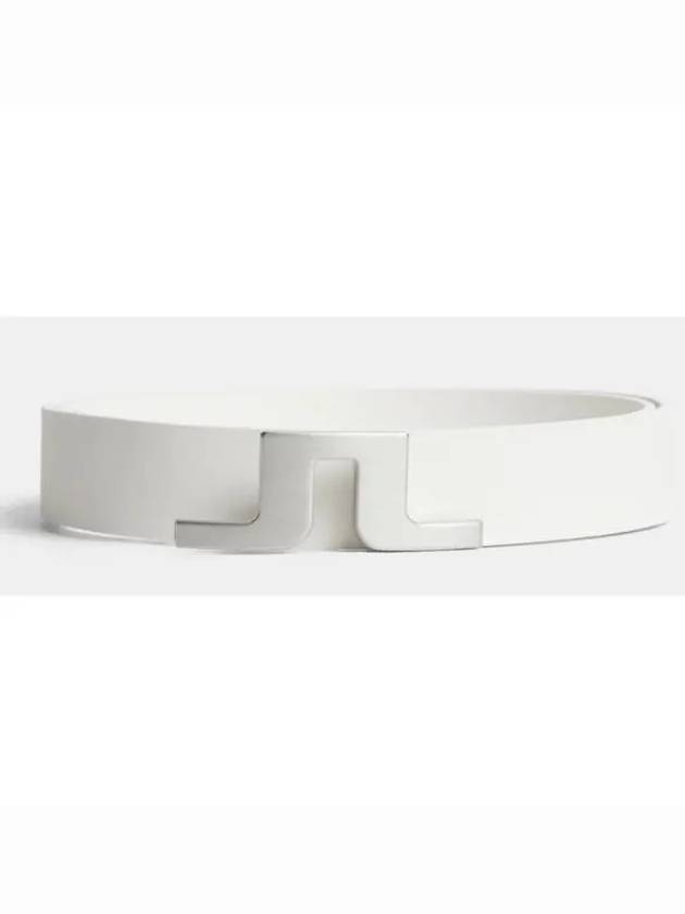 Golf Bridger Leather Belt White - J.LINDEBERG - BALAAN 2