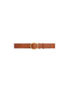 Large 35mm Twin Triomphe Vintage Calfskin Belt Camel - CELINE - BALAAN 1