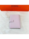 Bearn Compact Half Wallet Mauve Pale - HERMES - BALAAN 3