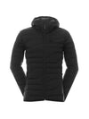 Men's Cliff Light Down Hooded Jacket Black - J.LINDEBERG - BALAAN 1