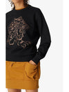 Three Tiger Print Sweatshirt Black - KENZO - BALAAN 3