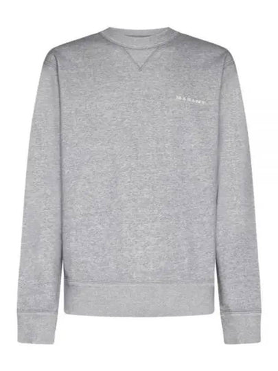 Mikis Embroidery Logo Sweatshirt Grey - ISABEL MARANT - BALAAN 2