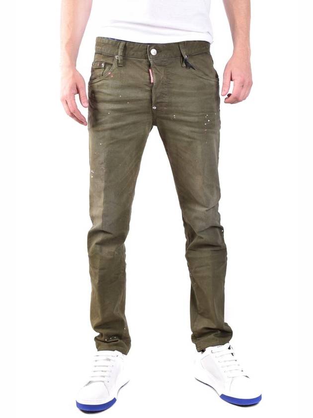 23 fw Stretch Cotton Pants WITH Paint STAINS S74LB1356S30733697 B0650374749 - DSQUARED2 - BALAAN 3