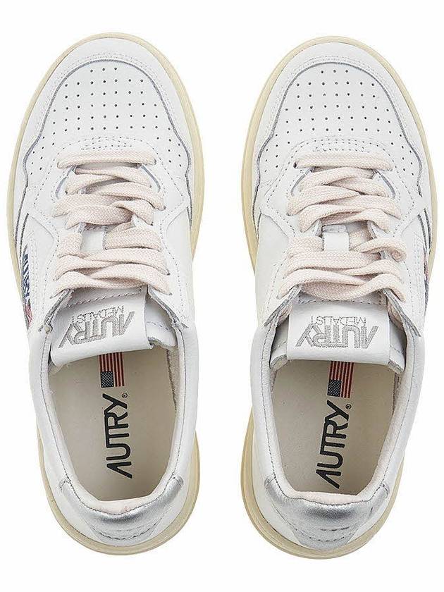 Medalist Silver Tab Low Top Sneakers White - AUTRY - BALAAN 7