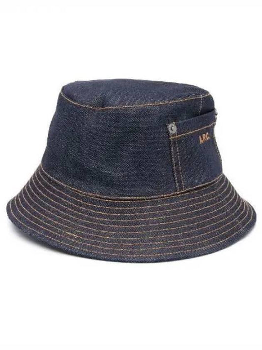 Bob Thais Denim Bucket Hat Indigo - A.P.C. - BALAAN 2