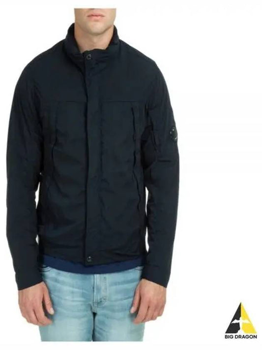 Nycra R Zip Up Jacket Navy - CP COMPANY - BALAAN 2