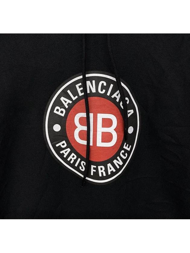 Men's Logo Hoodie Black - BALENCIAGA - BALAAN 5