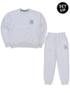 Circle MCS Training Suits White Melange Grey - MACASITE - BALAAN 1