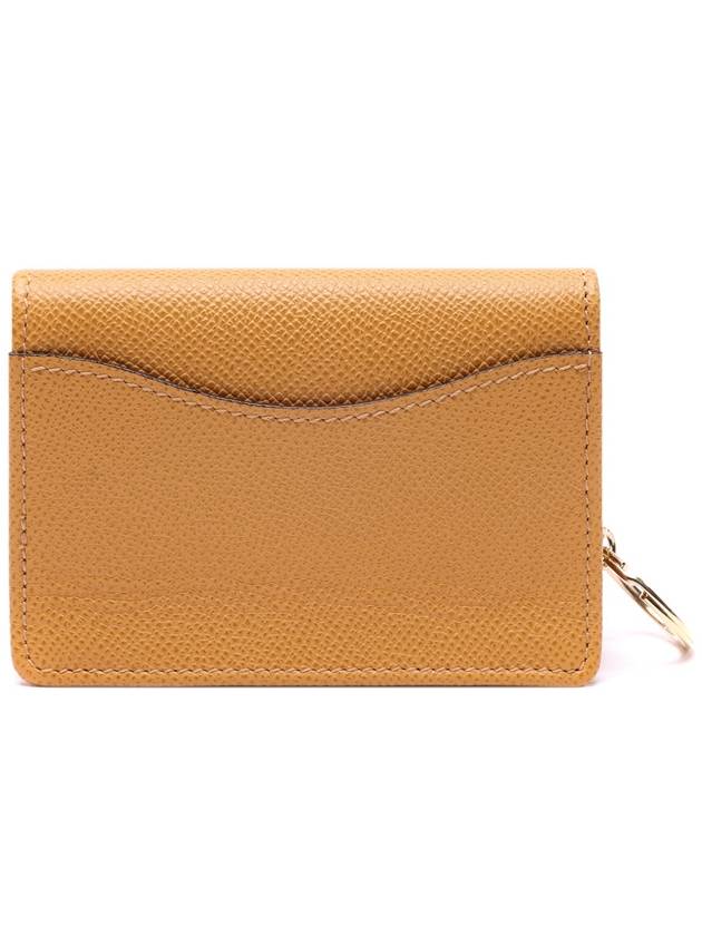 Gancini Calfskin Card Wallet Yellow - SALVATORE FERRAGAMO - BALAAN 5