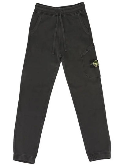 Cotton Cargo Jogging Pants Lead Grey - STONE ISLAND - BALAAN 2