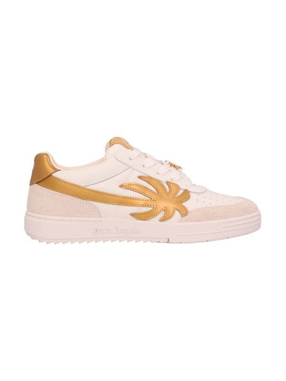 Sneakers PMIA097R24LEA0010176 BIANCO E ORO - PALM ANGELS - BALAAN 2