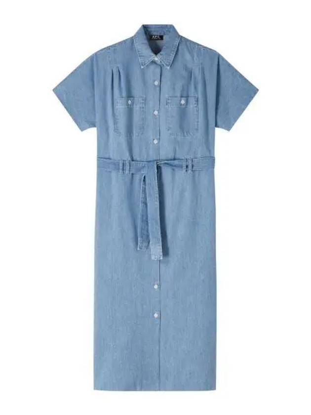 New Drew Long Dress Pale Blue - A.P.C. - BALAAN 2