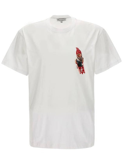 Gnome Chest Print Short Sleeve T Shirt White - JW ANDERSON - BALAAN 2