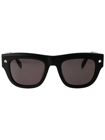 Sunglasses AM0425S 001 001 BLACK BLACK GRAY - ALEXANDER MCQUEEN - BALAAN 2