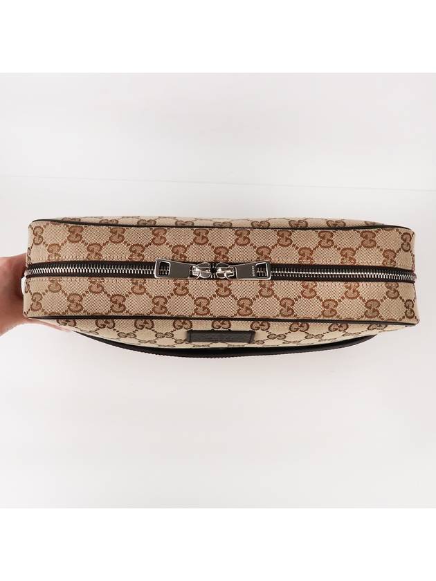 GG Monogram Canvas Messenger Bag Beige - GUCCI - BALAAN 7