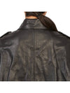 Leather Biker Jacket Black - GUCCI - BALAAN 10